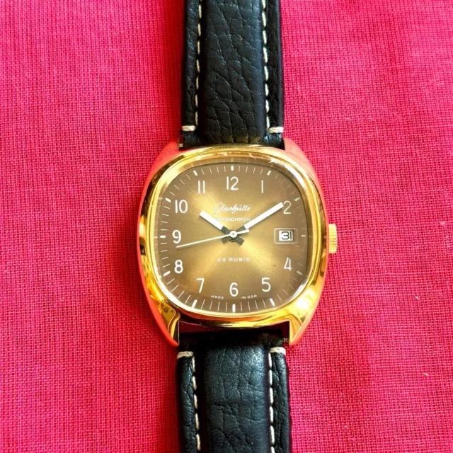 Glashütte Spezichron Automatik Vintage Armbanduhr