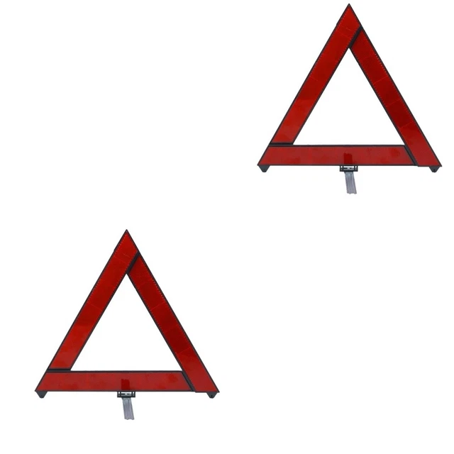 2 triangoli stradali riflettenti triangoli di sicurezza triangoli di emergenza