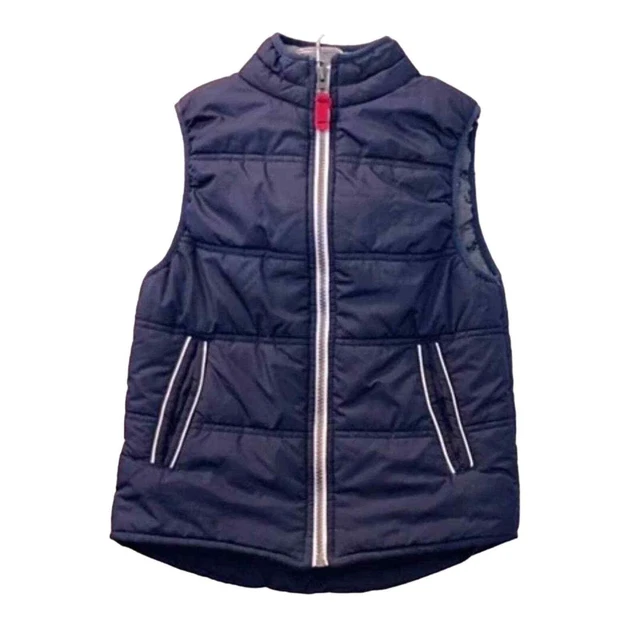 Carters baby blue puffer vest Size 12 months