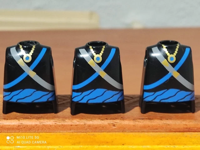 PLAYMOBIL X2 CORPS Torsos Bras Grenats Pirates Gallos Romains Médiéval