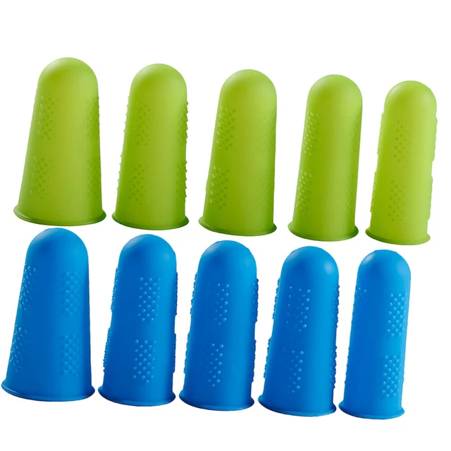 10 Pcs Hot Glue Finger Guards Thumb Protector Silicone Mitts Non-slip