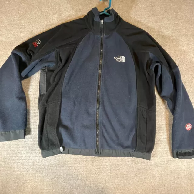 The North Face Summit Series Windstopper Jacket Men's Size Small Black Navy FLAW