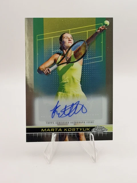 TOPPS CHROME TENNIS 2025 Marta Kostyuk CA-MKK Sport Trading Card