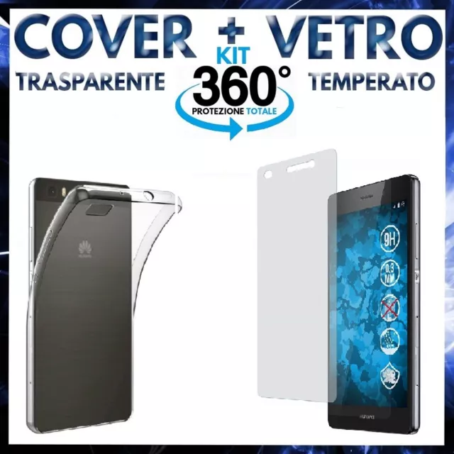 Coque Étui TPU +Film Verre Trempé Pour HUAWEI P8 LITE 2016 ALE-L21