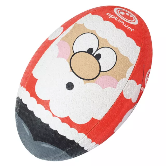 Optimum Christmas Santa Rugby Ball