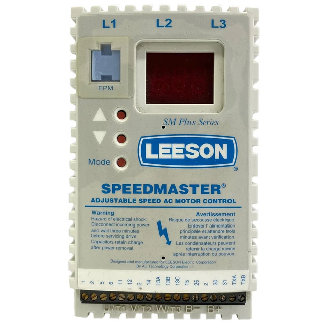 Leeson Speedmaster 174455.00 Adjustable Speed VFD AC Motor Control SHIPS FROM US