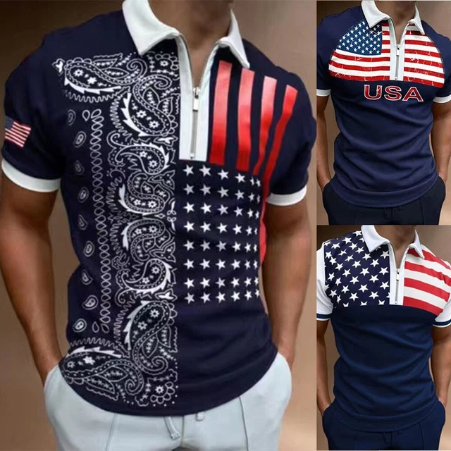 Maschile T-Shirt Uomo Top Cotone Golf Alto Qualità da Uomo Nuovo Retrò Corsa