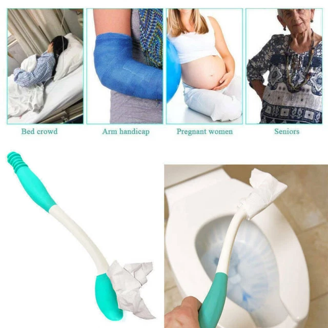 38cm Hygiene Hilfe Afterreiniger Toilettenhilfe zum Abwischen des Ges??es DE P4S