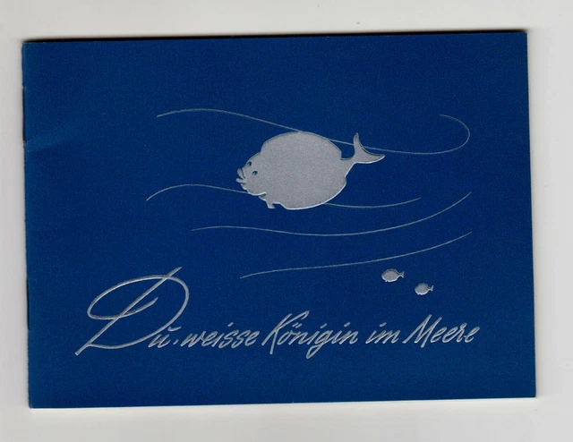 HEILBUTT terapia oli di fegato di pesce donatore di vitamine fascicolo top 1954, CENERE AG AMBURGO