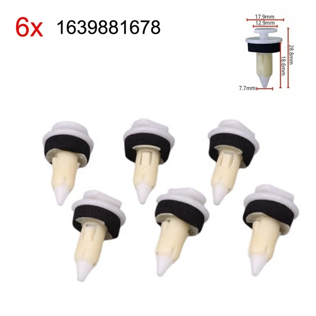 Clips De Fixation Panneau Porte Voiture - Lot De 50, Compatible VW Golf MK4/Passat/Bora | Référence 3B0868243