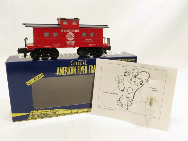 Lionel 6-48724 American Flyer Seaboard Caboose S Guage NIB