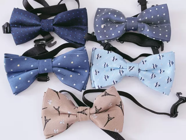 Boys Kids Children Formal Party Pre-tied Wedding Silk bow tie Necktie bowtie