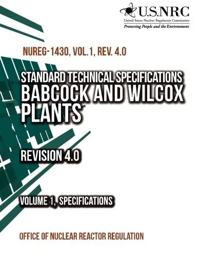 Standard Technical Specifications  Babcock and Wilcox Plants Revi