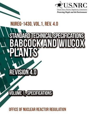 Standard Technical Specifications  Babcock and Wilcox Plants Revi