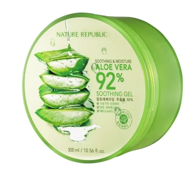 Nature Republic Soothing Moisture Aloe Vera 92% Soothing Gel 300ml