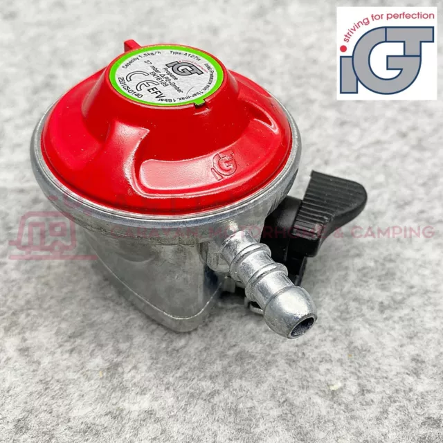 iGT Clip On Compact 27mm Low Pressure Propane Gas Regulator 37mb - A127-006