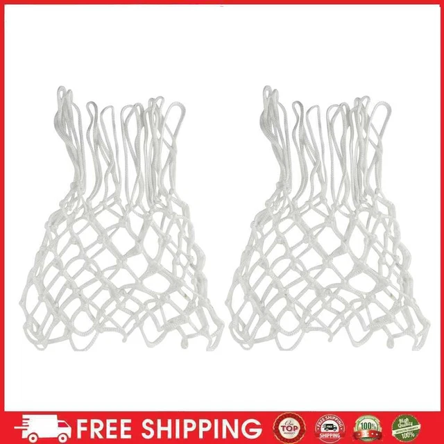 2x Outdoor Basketball Rack Equipment Basketball Hoop Thicken Nylon Braided Mesh