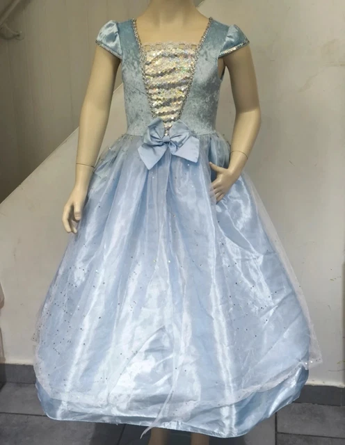 dream play imagine blue princess dress DREAM PLAY IMAGINE Light Blue Velour Princess Dress Costume and Cape,  Girl's 6/7 7.59