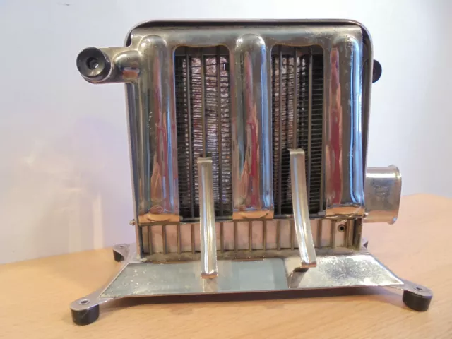 Antiker Klapptoaster Metall Art Deco