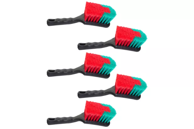 5 X Vikan Brosse à Main pour Felgenreinigung Jantes Tige Courte 280 MM 3