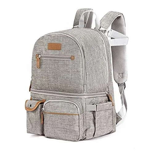 MOMIGO Breast Pump Backpack - Cooler and Moistureproof Bag Double Layer for