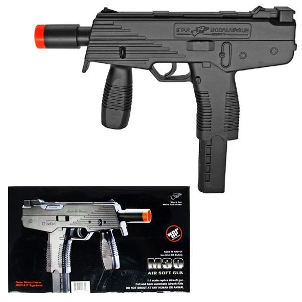 10& M30 SPRING Airsoft Rifle Pistol Handgun Gun Air Soft 250 FPS DE w