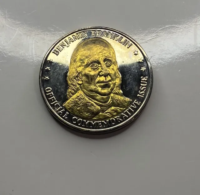 National Historic Mint Double Eagle Commemorative Coin Benjamin Franklin