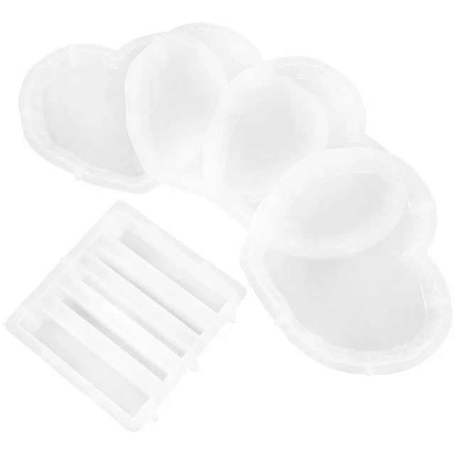 Lot De 6 Dessous De Verre En Silicone Et Feutre – Double Face Antidérapant – Pour Boissons Chaudes Et Froides