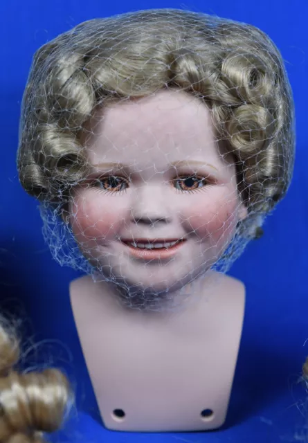 Danbury Mint Shirley Temple Two of a Kind porcelain head and 3 wigs