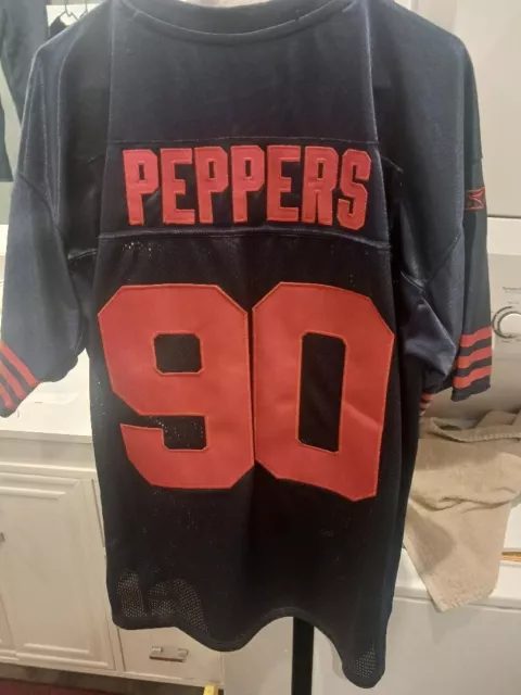 pro football hof julius pepper #90 chicago bears jersey SZ 48 REEBOK onfield