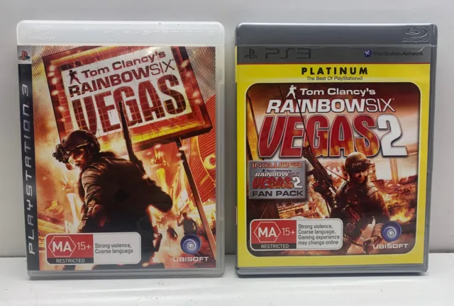 [PS3] Tom Clancy's Rainbow Six Vegas 1 & 2 [PAL] - Sony Playstation 3