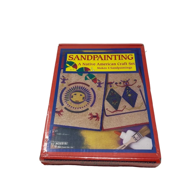 Conjunto de artesanía nativa americana vintage años 90 nuevo sellado