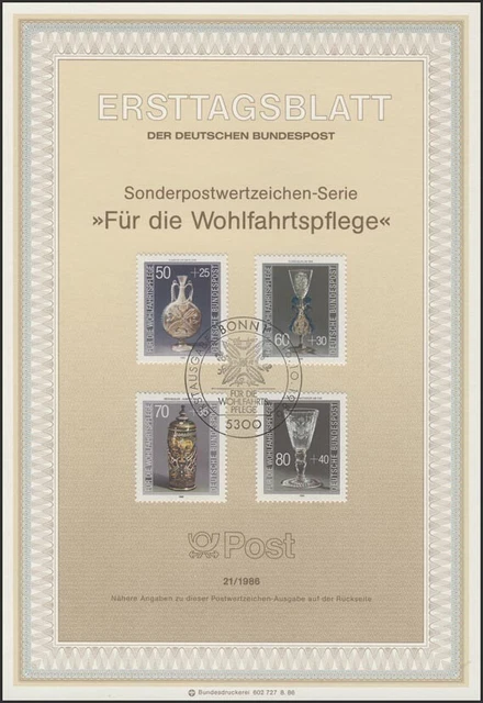 ETB 21/1986 Wohlfahrt: Kostbare Gläser