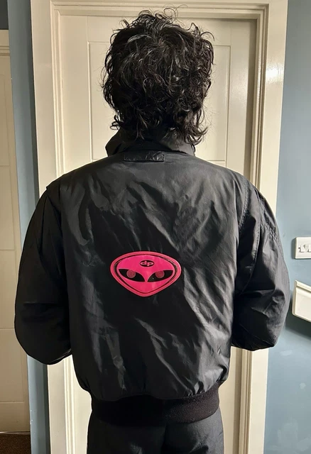 DANIEL POOLE WORLD Systems Reflective Alien 90s' Rave Jacket