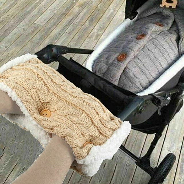 Winter Pram Warmer Gloves Stroller Buggy Mittens Pushchair Hand Muff Universal