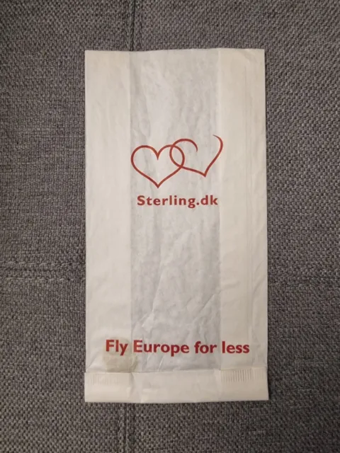 Air Sickness Bag Kotztüte Sterling.dk