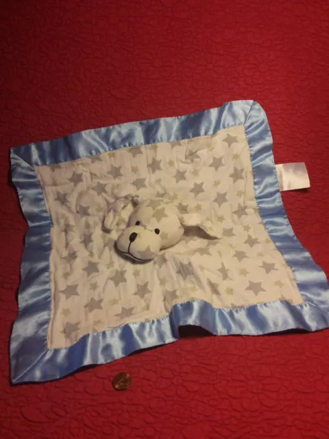 Aden Anais Bunny Puppy Dog Security Blanket Blue Muslin Musy Mate Oh My Stars