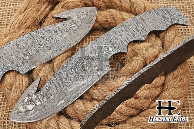 HAND FORGED DAMASCUS steel Blank Blade skinner $132.00 - PicClick AU
