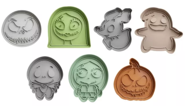 The Nightmare Before Christmas Cookie Cutters + insert - approx. 8cm