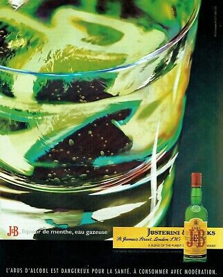 Publicité Advertising 1220 2002  whisky J& B  Rare le lien  Adam & Juliette 
