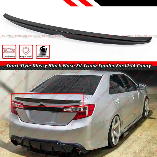 Glossy Black Trunk Spoiler For 2007-2011 Toyota Camry – ABS Material, Factory Style, Pre-Painted