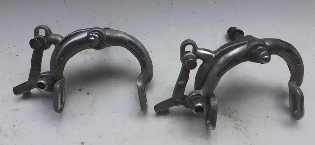 Paire De Pinces De Frein Vélo Course Ursuss Super LUXE - Avant Et Arrière - Argent