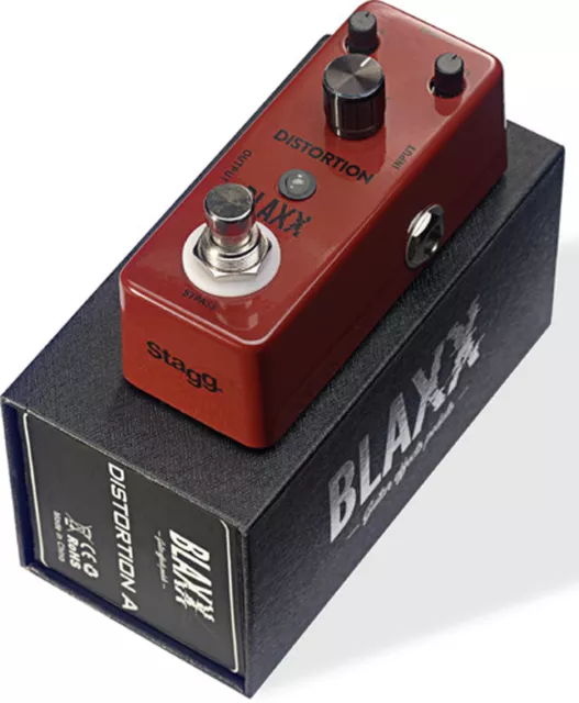 Stagg Blaxx Distorsion Compact Guitare Pédale