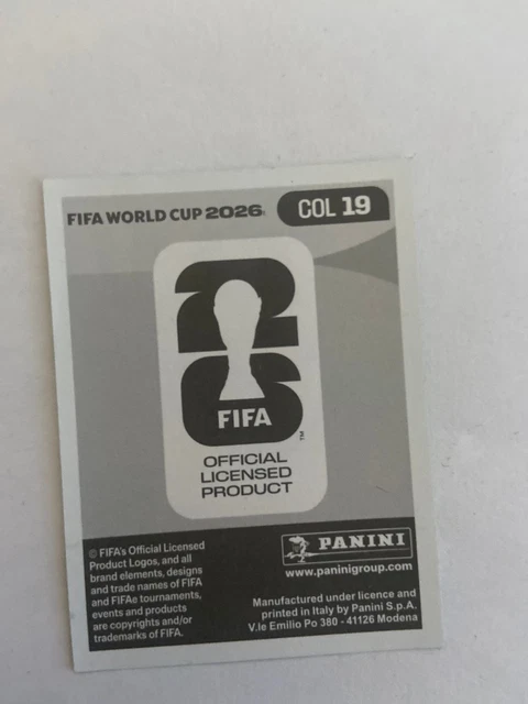 PANINI FIFA WORLD Cup 2026 Official Sticker Luis Suarez COL 19 0 26 panini-fifa-world-cup-2026-official-sticker-luis-suarez-col-19-0-26