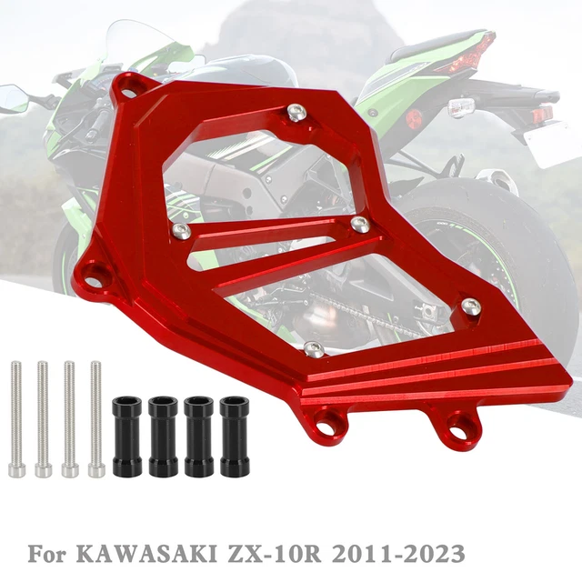 Front Sprocket Cover Chain Guard For KAWASAKI Ninja ZX-10R ZX10R 2011-2023 Red