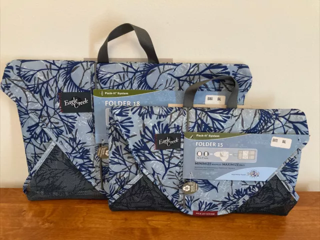 2 Eagle Creek Pack-It-Systems Folder 18, 15 Garment Travel Organizer Branch Dsgn