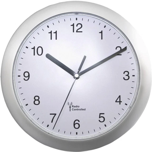Horloge Murale HAMA Minorque - 25 Cm - Radiopilotée DCF - Blanche - Neuve