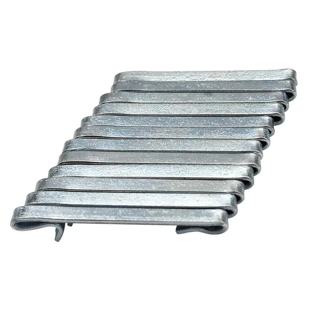 Argento Spring Keeper Clip Parti Universale Fronte Stile Doppia Ansa