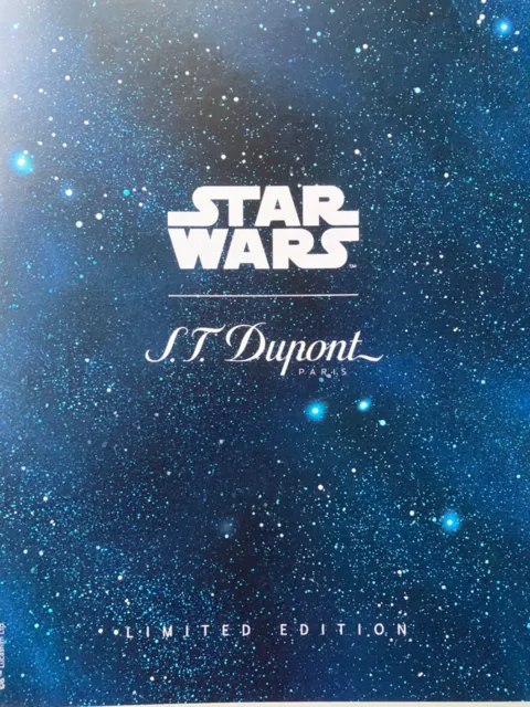 Seltener St Dupont Star Wars Limitierte Edition Sammlung Katalog Neuwertig