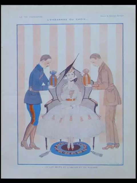 George Barbier -1916 Prints- French Art Deco,Vie Parisienne, Leonnec